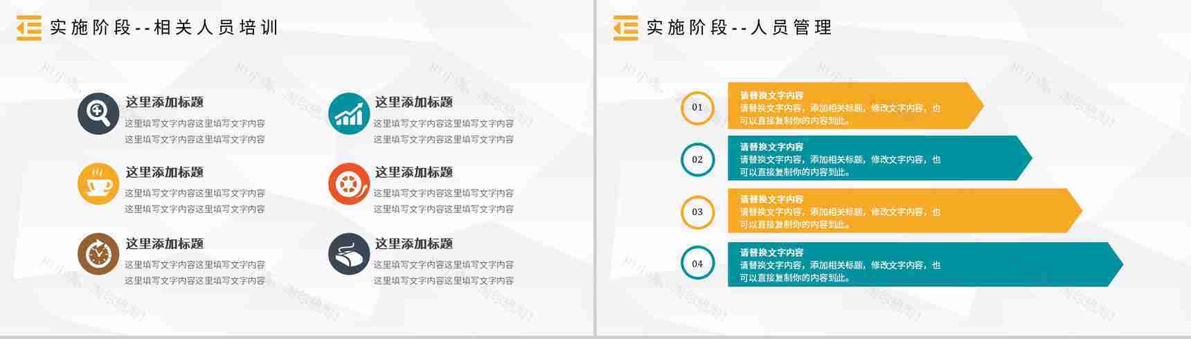 医护企业PDCA循环的四个阶段管理循环案例分析模型PPT模板-10