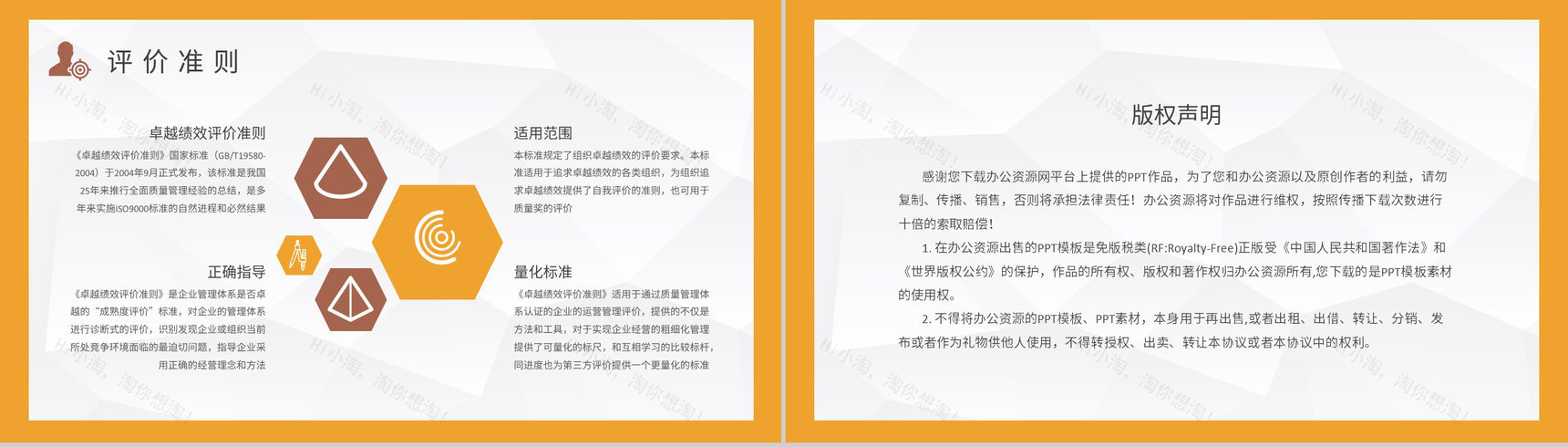 公司方针管理计划卓越绩效模式内容定义介绍PPT模板-8