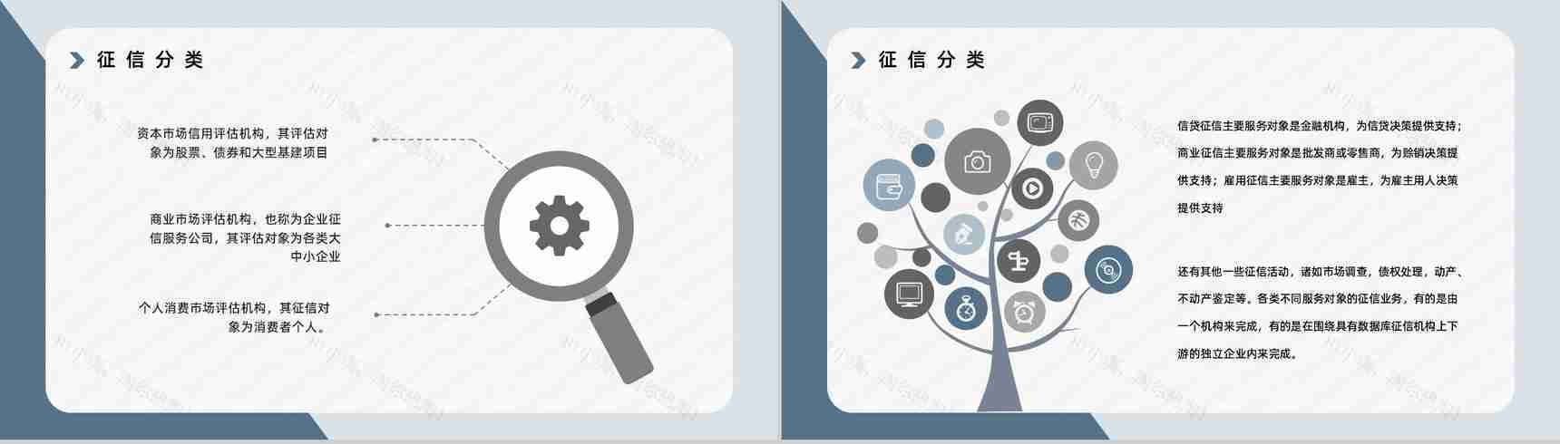 征信基础知识征信概念应用领域个人信用相关小常识培训PPT模板-8