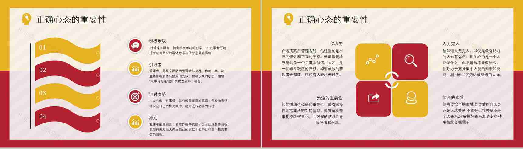 公司管理者的心态分析与调节的方法及技巧培训课程心得体会PPT模板-3