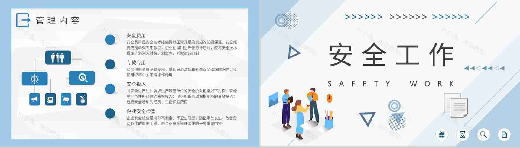 企业风险控制计划员工企业安全管理体系培训学习心得PPT模板-4