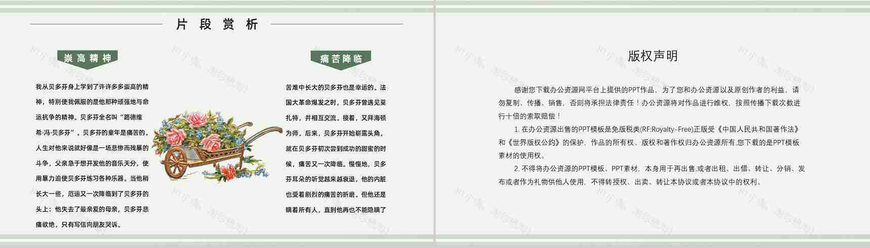 罗曼罗兰中学必读国外名著导读《名人传》人物分析PPT模板-10