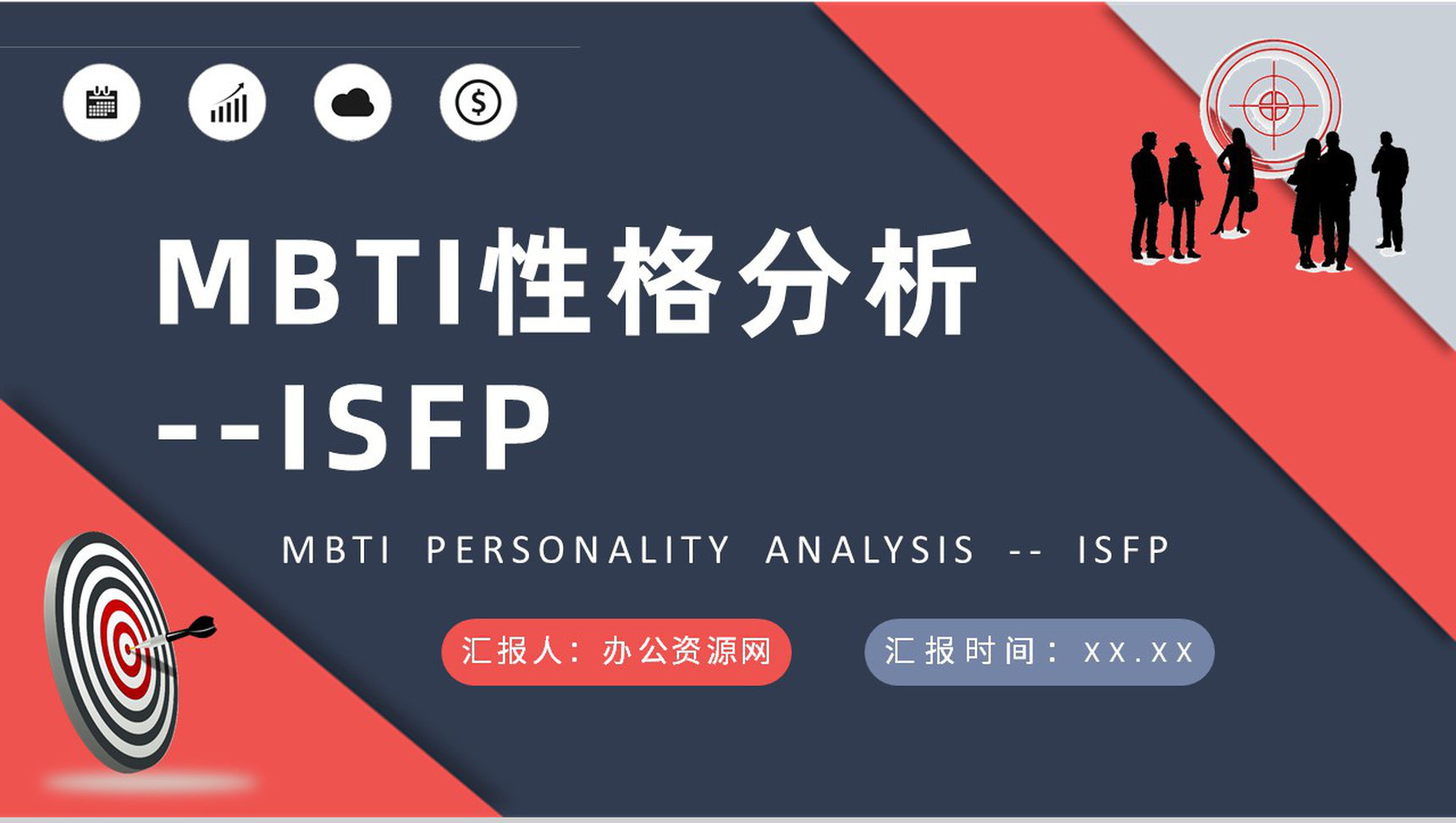 职业人格评估MBTI性格分析ISFP人格类型个性特征描述PPT模板