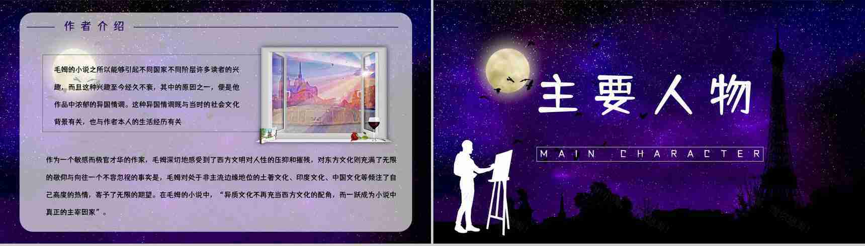 英国经典文学著作《月亮与六便士》小说鉴赏学生阅读技巧提升培训讲座PPT模板-10
