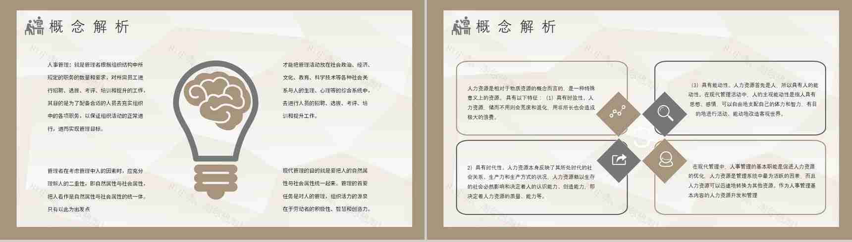 人事管理制度培训心得企业员工工作内容学习入职PPT模板-3