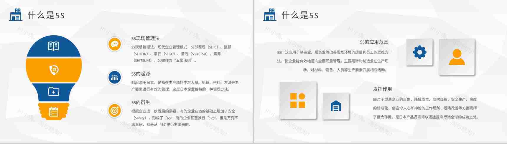 工厂车间现场管理模式总结5S现场管理内容学习心得PPT模板-3