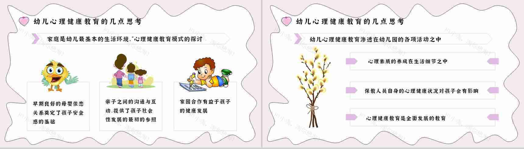 知识梳理合集儿童心理问题产生因素应对措施PPT模板-4