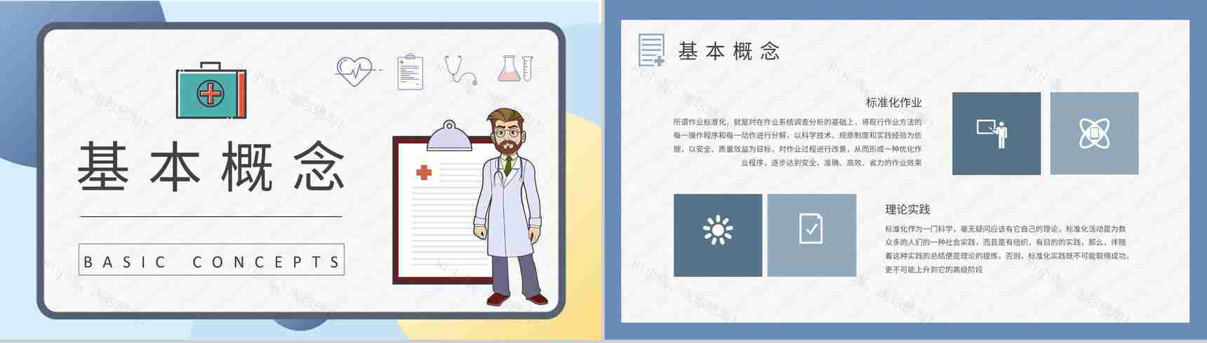 医学护理品管圈小组标准化作业内容定义学习医疗人员技能培训PPT模板-5