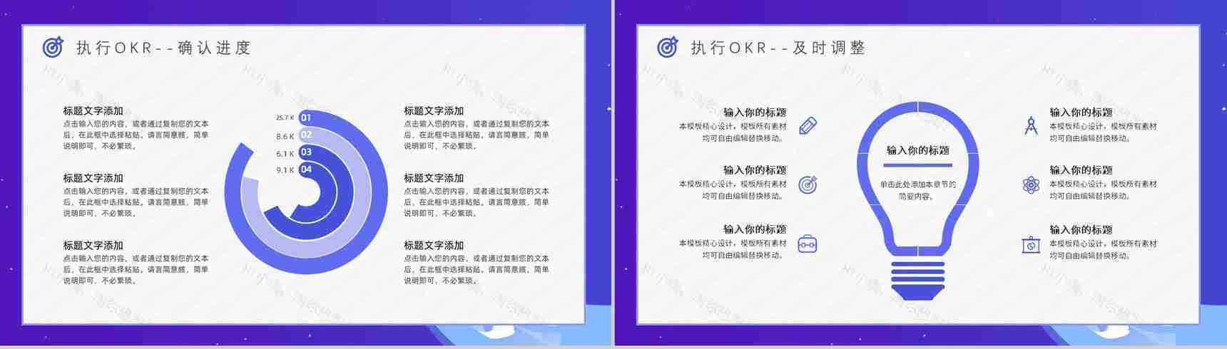 OKR目标管理概念意义工作法心得体会学习总结培训PPT模板-11