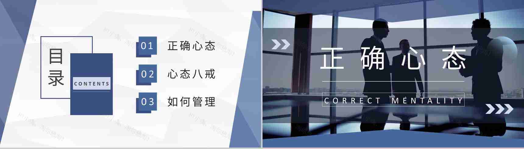 互联网公司高层管理者心态培训心得正确心态的重要性介绍PPT模板-2