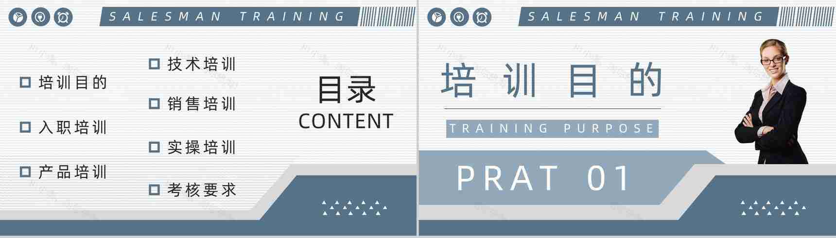 业务员培训与管理新员工产品技术培训公司员工转正考核标准要求介绍通用PPT模板-2
