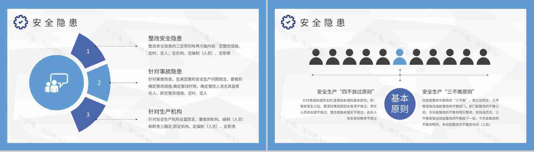 整改安全隐患的三定原则知识总结车间现场管理案例培训PPT模板-3
