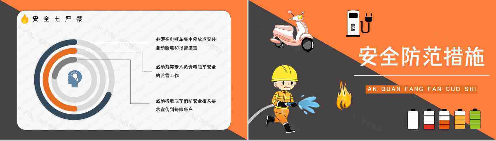 小区消防安全教育培训居民电瓶车电动车充电用电安全防火知识宣传演讲PPT模板-4