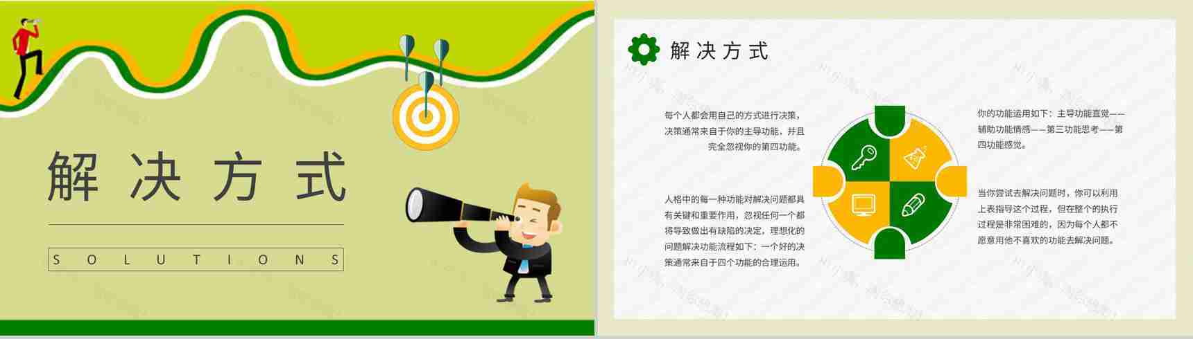 MBTI性格分析INFJ人格类型个性特征描述工作中的优势和劣势说明PPT模板-7