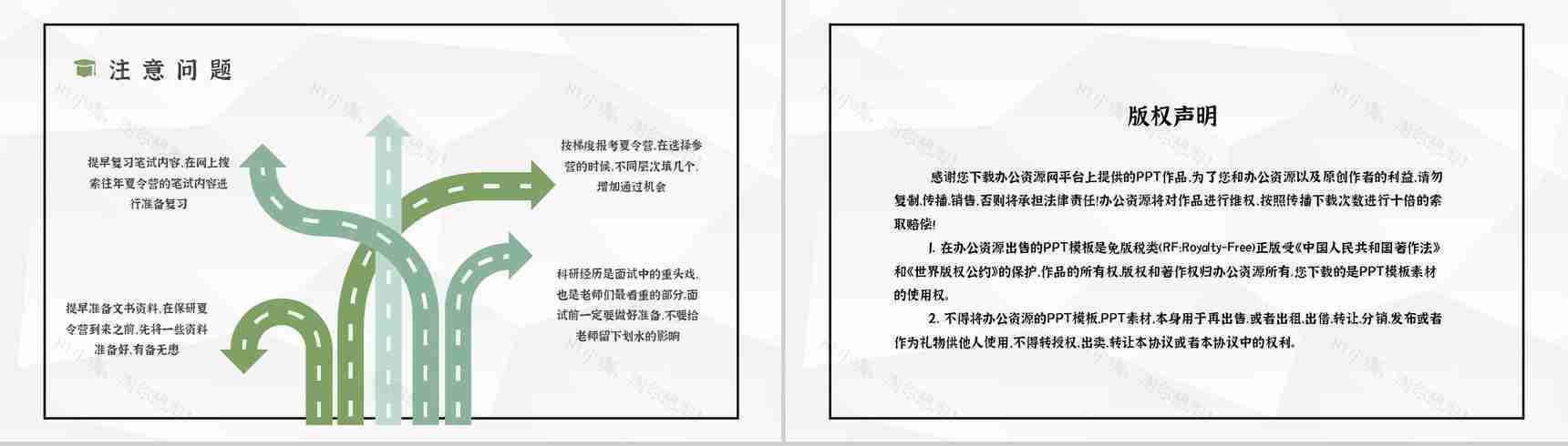 大学保研夏令营常见问题注意事项讲解学生保研知识培训PPT模板-8