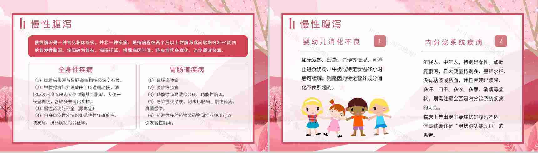 夏季腹泻的症状及治疗方法原因及防护健康宣传预防知识活动小结PPT模板-8
