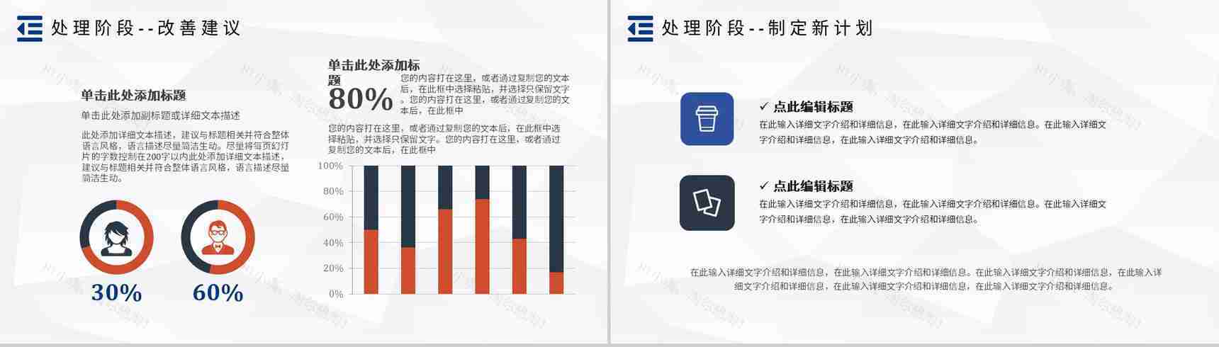 PDCA管理循环的四个阶段案例分析PDCA模型医护管理PPT模板-16