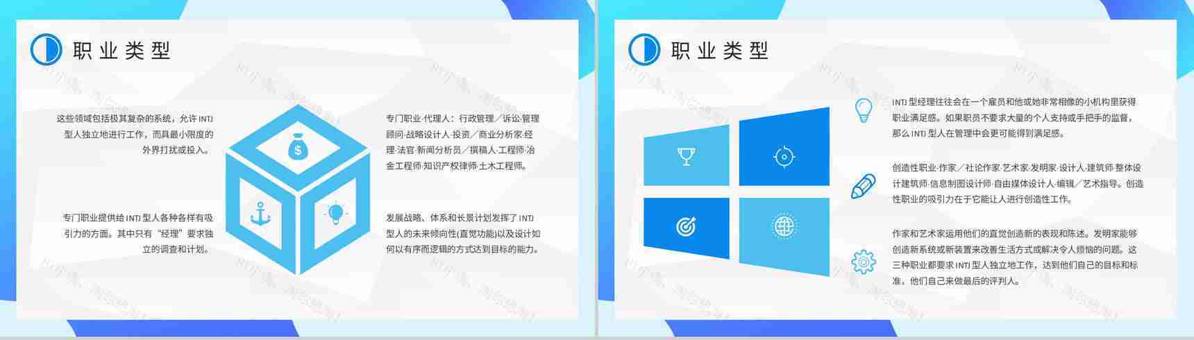 员工职业性格分析判断MBTI性格分析INTJ人格类型知识总结PPT模板-15