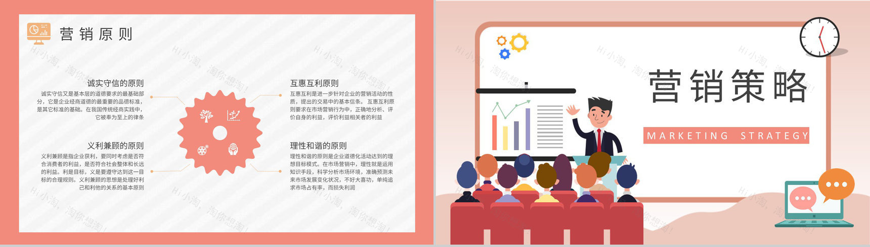 企业市场调查报告总结市场营销课程核心内容培训学习PPT模板-6