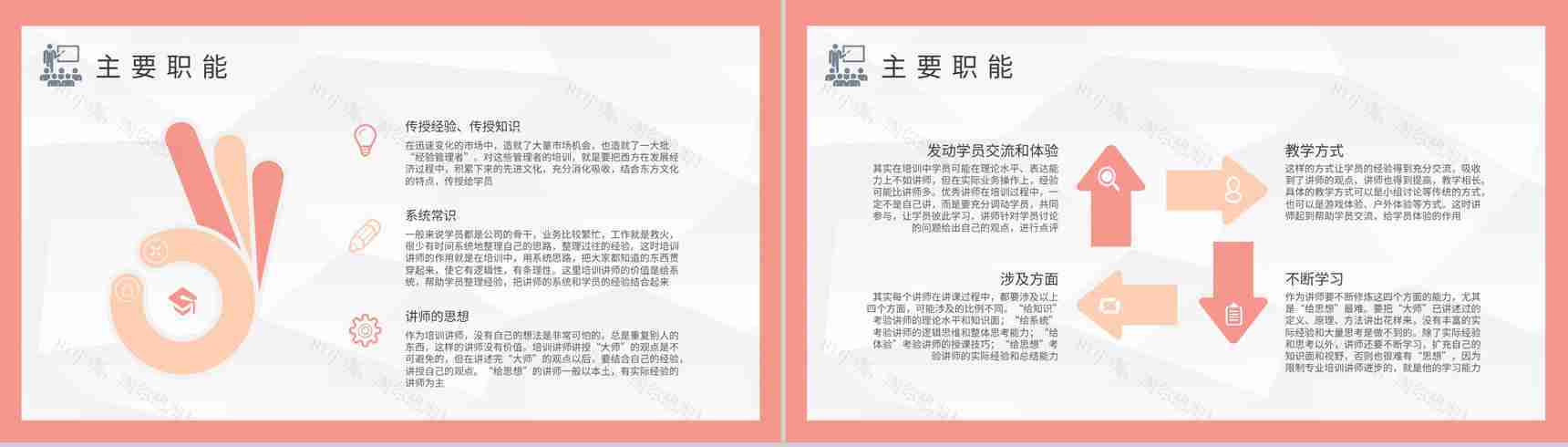 销售人员工作总结企业讲师培训课程学习计划PPT模板-7