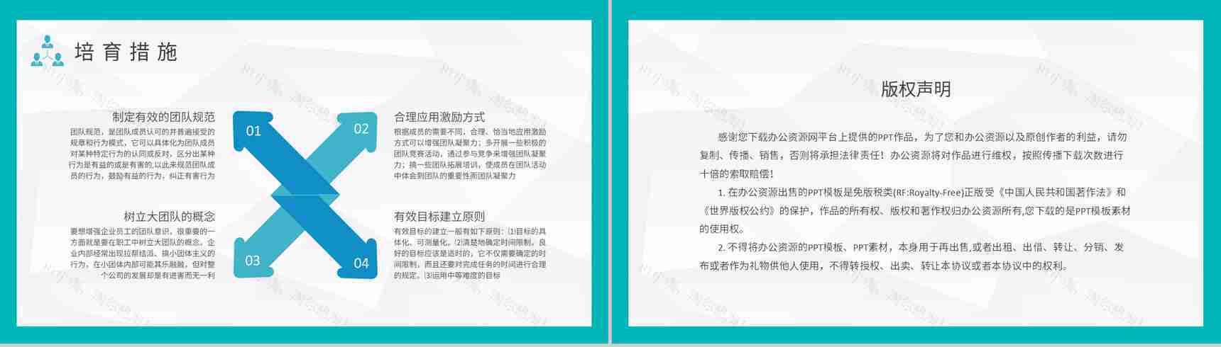 企业新员工入职工作学习团队凝聚力培训心得PPT模板-8