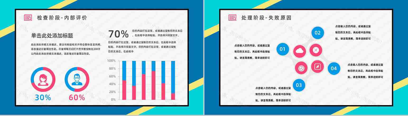 企业职员质量管理PDCA循环的四个阶段知识培训宣传讲座通用PPT模板-18