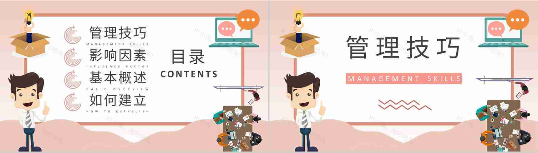 企业员工关系处理方法技巧总结部门管理提升培训PPT模板-2