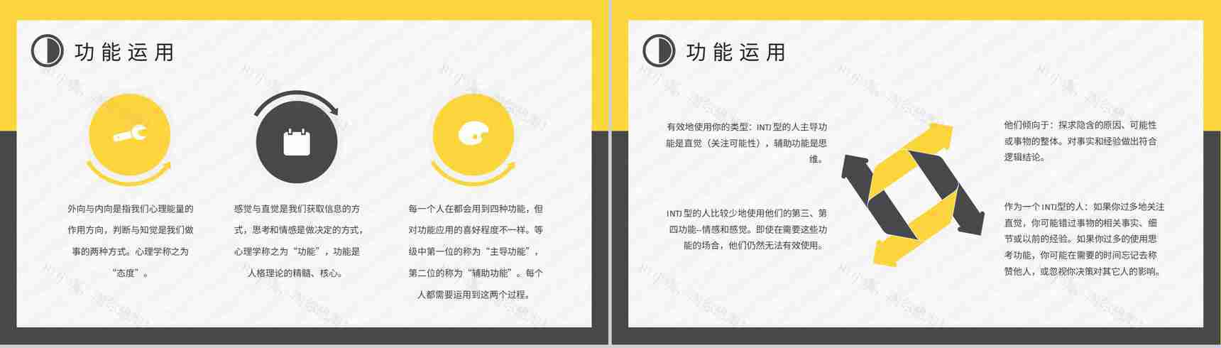 MBTI性格分析INTJ人格类型工作中的优势和劣势说明PPT模板-6