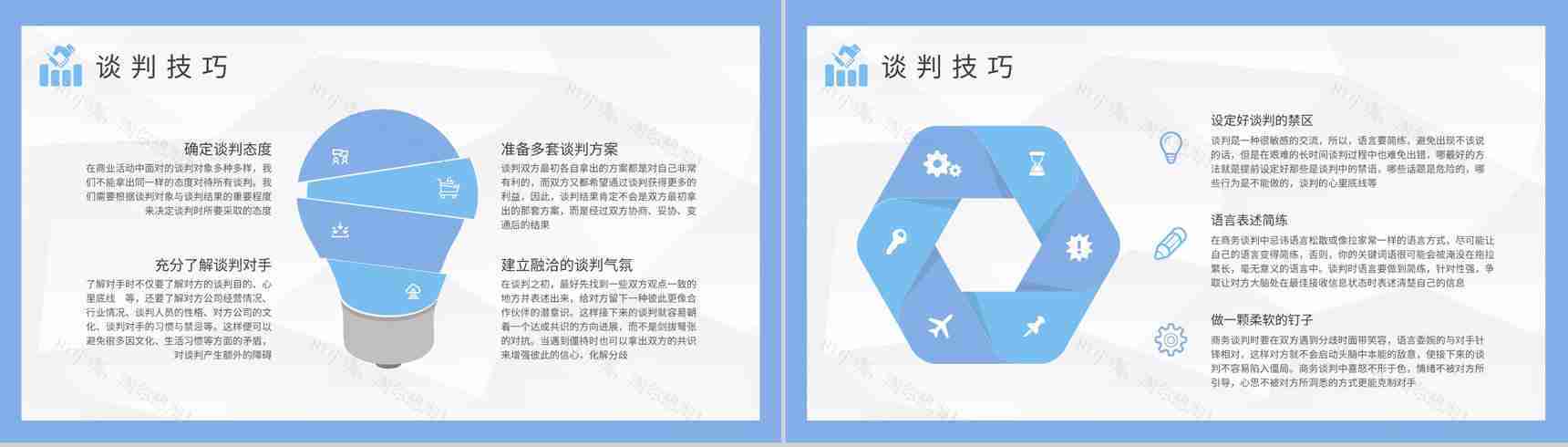 企业员工商务谈判技巧学习职场双赢谈判策略总结PPT模板-7