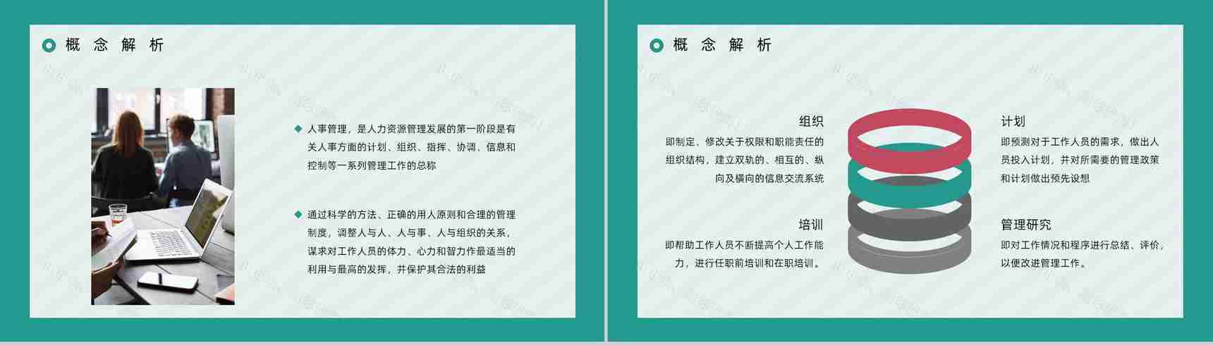 人事行政管理方法及技巧公司规章制度学习基层员工管理培训总结PPT模板-3