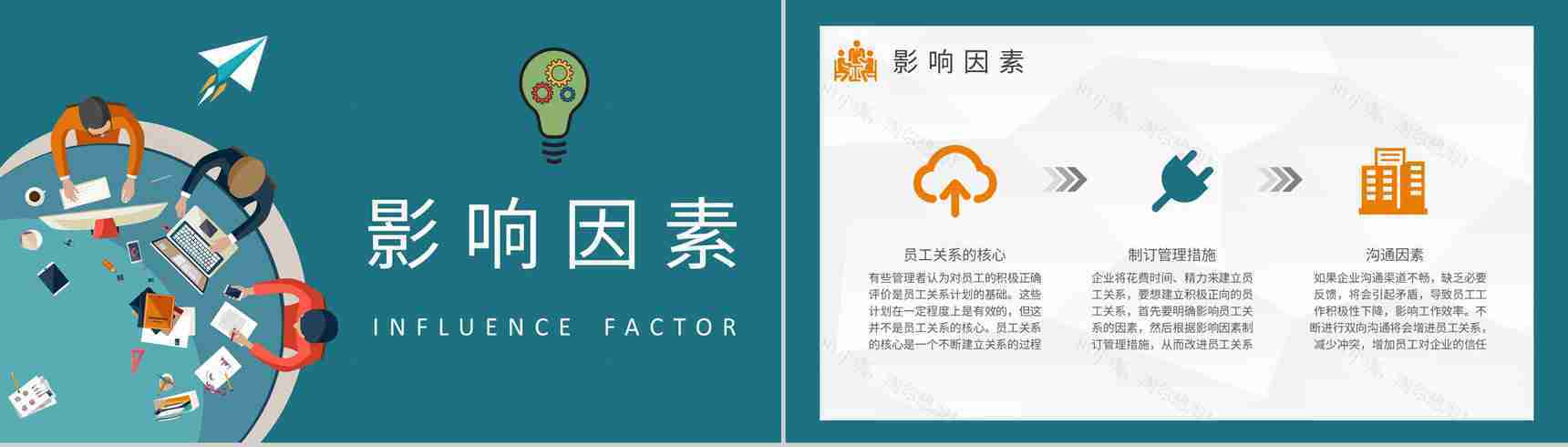 创业团队管理提升培训员工关系考核计划方案PPT模板-4