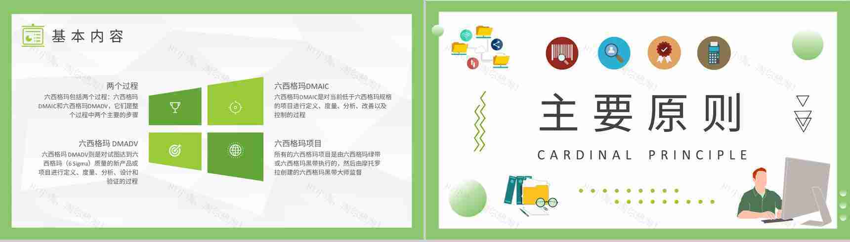 员工六西格玛知识培训总结企业质量体系管理方案PPT模板-4