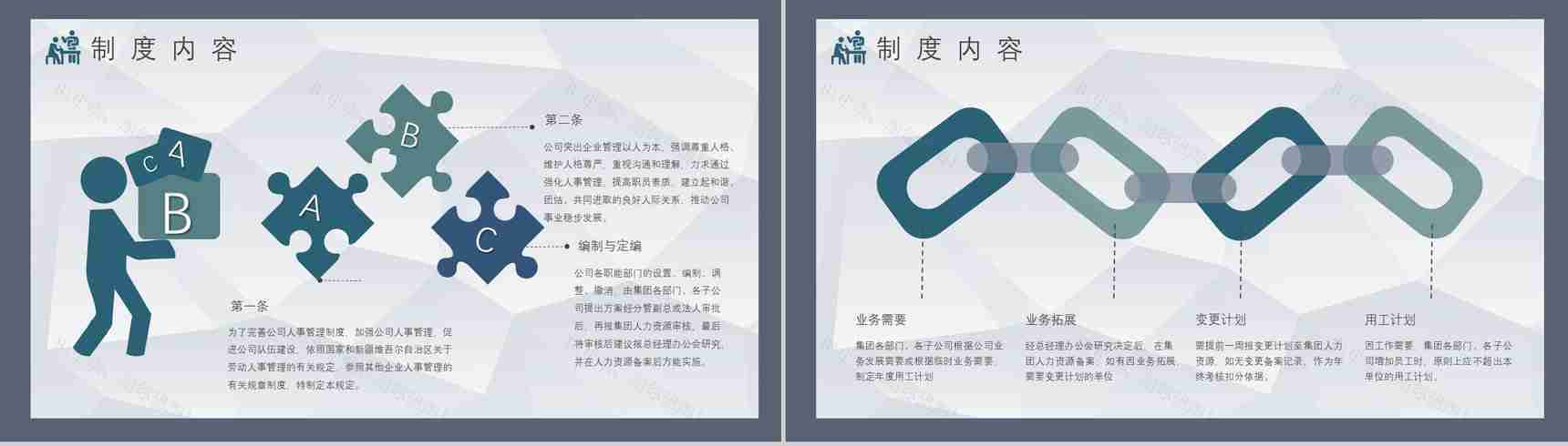 公司员工人事部门工作计划演讲管理制度培训学习方案PPT模板-5