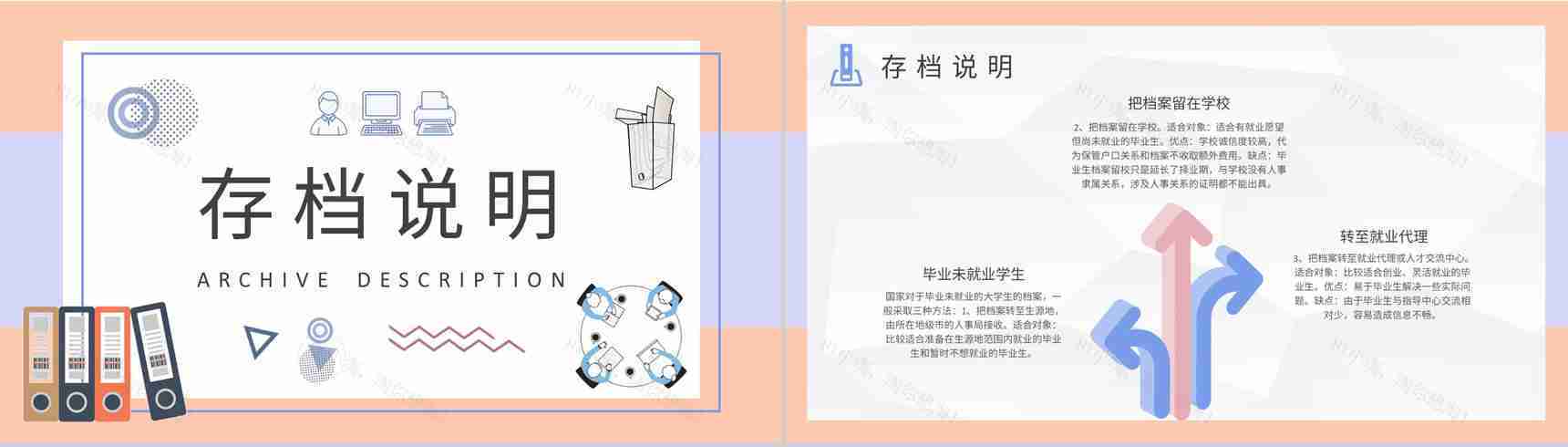 人事档案管理制度规范学习部门员工合同管理工作汇报PPT模板-4