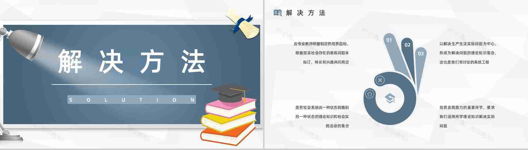 大学生研究课题项目计划汇报教育教学项目分析总结报告PPT模板-5