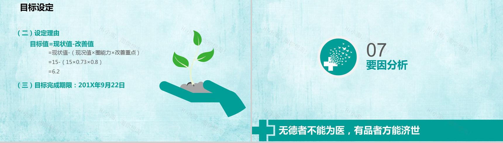 绿色简洁结构完整医疗系统成果汇报PPT模板-15