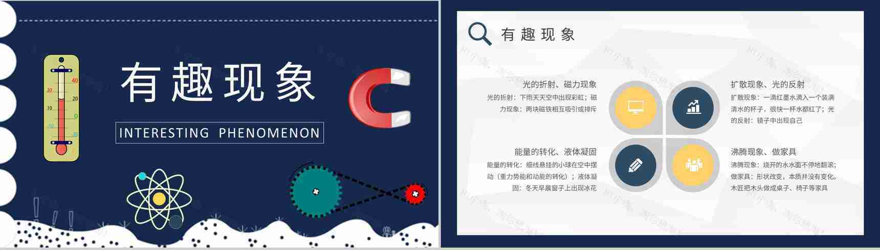 生活中的物理现象解释初高中学生物理课程培训学习PPT模板-4