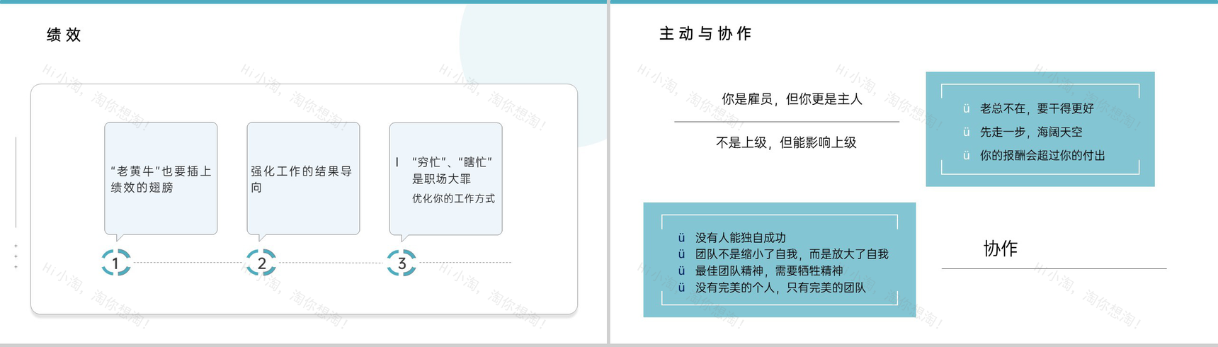 青色商务风企业员工个人职业化素养提升培训PPT模板-7