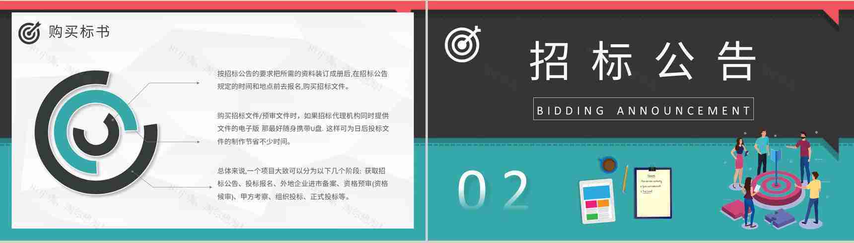公司商务部门新员工入职培训投标书制作流程学习PPT模板-4