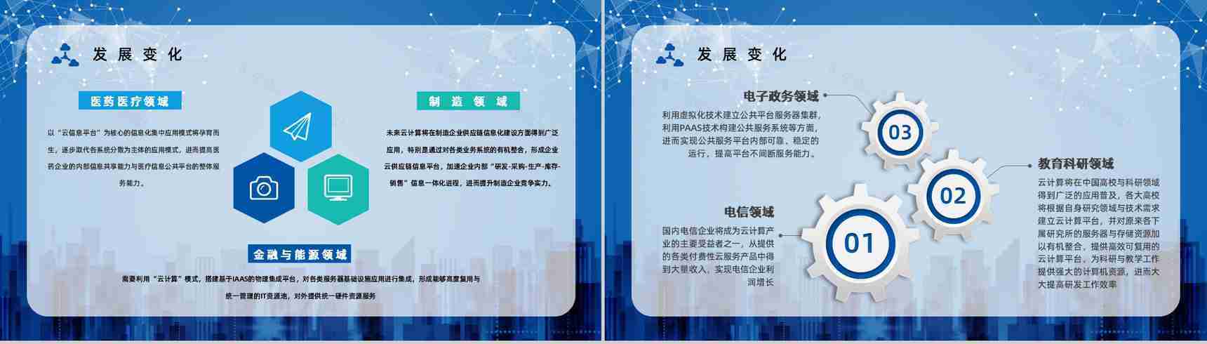 IT行业云计算技术与应用介绍互联网大数据知识培训PPT模板-6