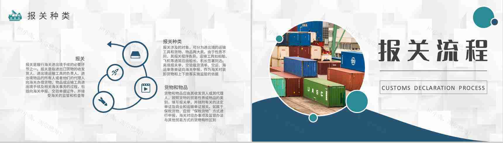 企业进口报关流程培训学习外贸跟单流程内容总结PPT模板-3