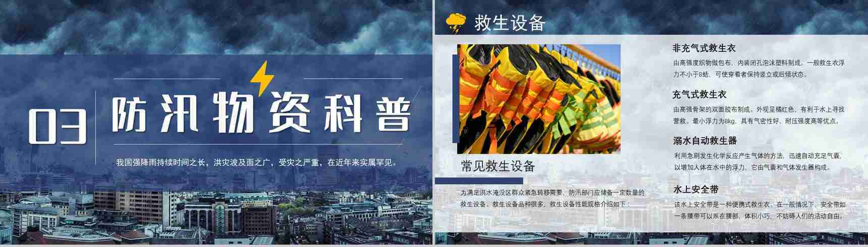 暴雨防洪防汛应急措施自救措施知识培训PPT模板-8