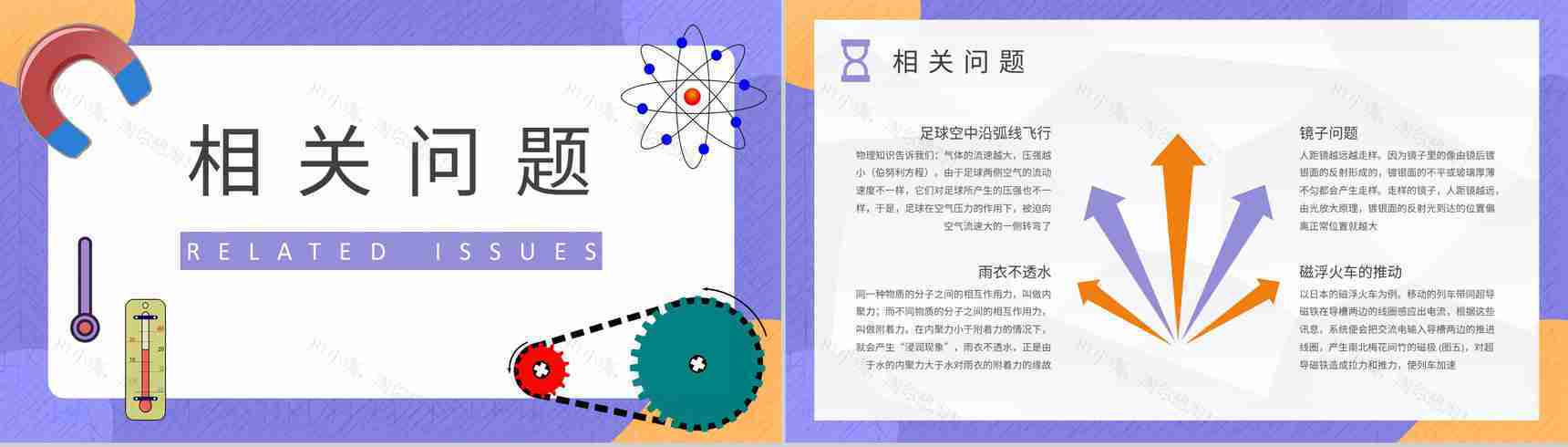 中学生关于日常生活中常见的物理现象实验报告总结PPT模板-5