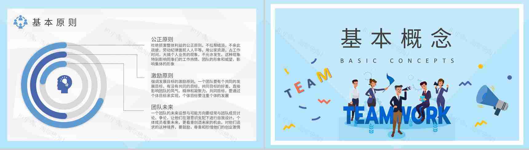 公司团队活动策划方案员工团队凝聚力培训总结PPT模板-7