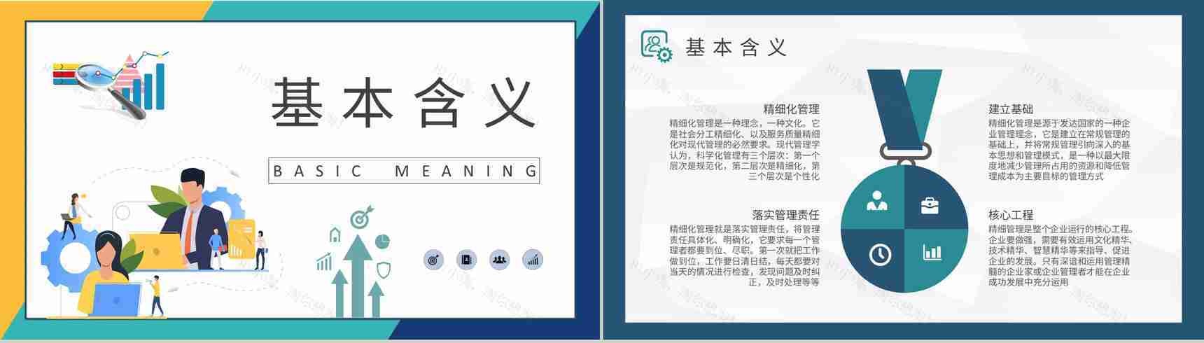 工程项目精细化管理案例分析工作规范化培训总结PPT模板-5