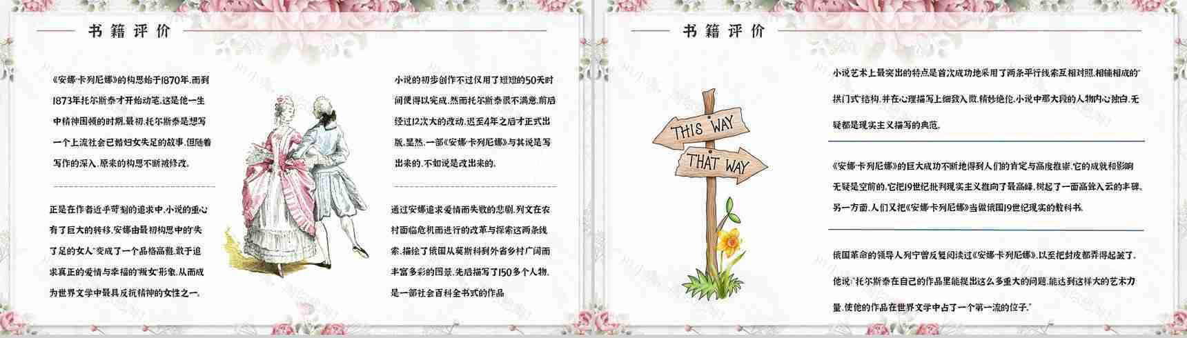 国外著名长篇小说《安娜卡列尼娜》经典片段摘抄读后感分享读书笔记整理PPT模板-6