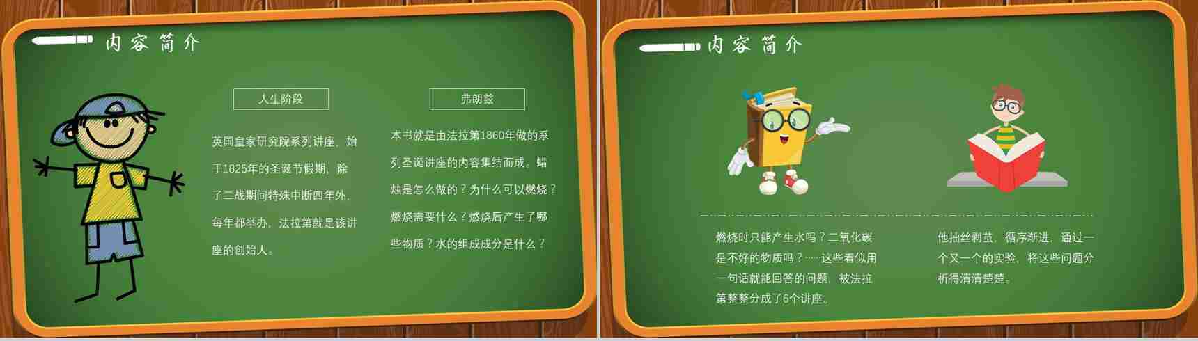 读书分享法拉第《蜡烛的故事》内容简介名著导读PPT模板-5