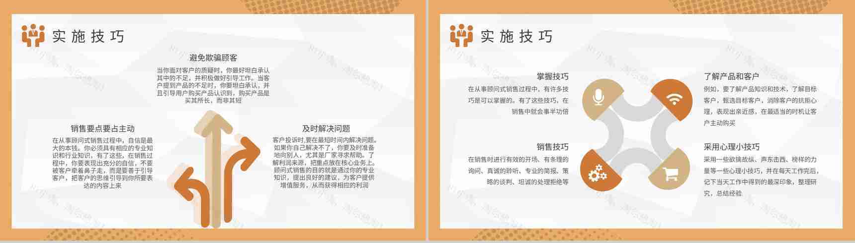 产品运营管理工作计划顾问式销售概念解析培训PPT模板-5