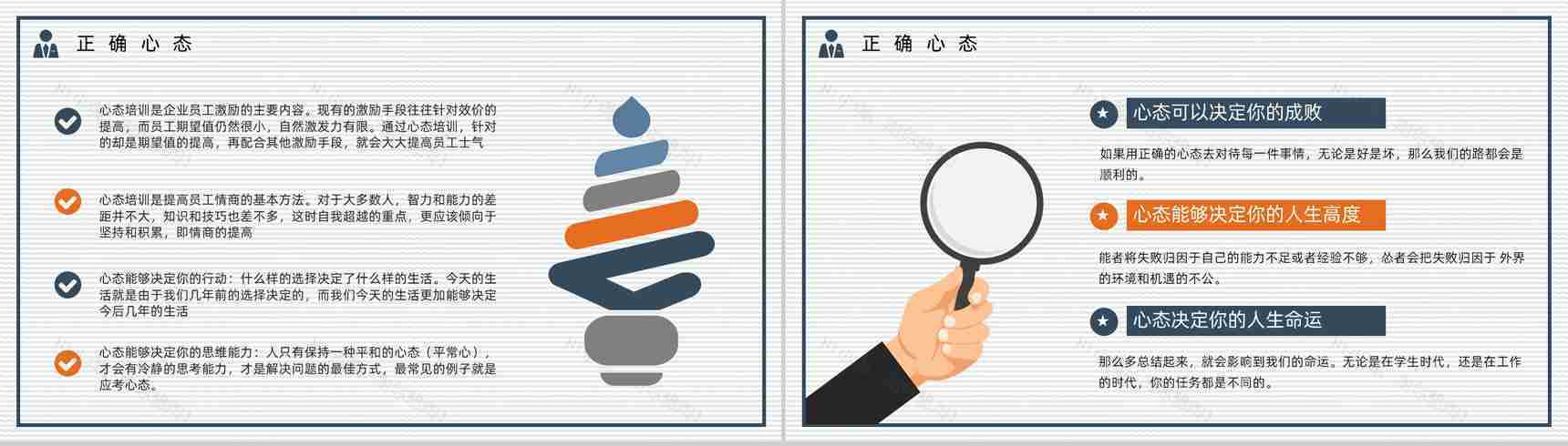 管理者职业技能提升学习心态调节方法了解公司员工培训宣传讲座PPT模板-5