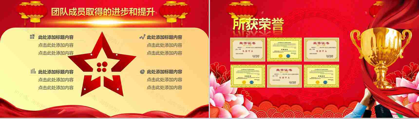 动态2019年终总结暨誓师大会通用PPT模板-13